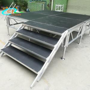 China Folding outdoor event concert dance aluminum stage platform,Adjustable Height factory