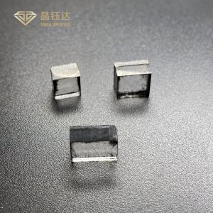 China Rectangular 7mm 9mm GH Color CVD Rough Raw Diamond For Ring factory