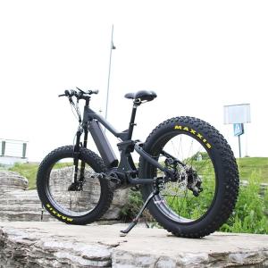 China Alloy Frame Fast Speed E Fat Bike 48V 1000W With 8 FUN G510 Middle Motor factory