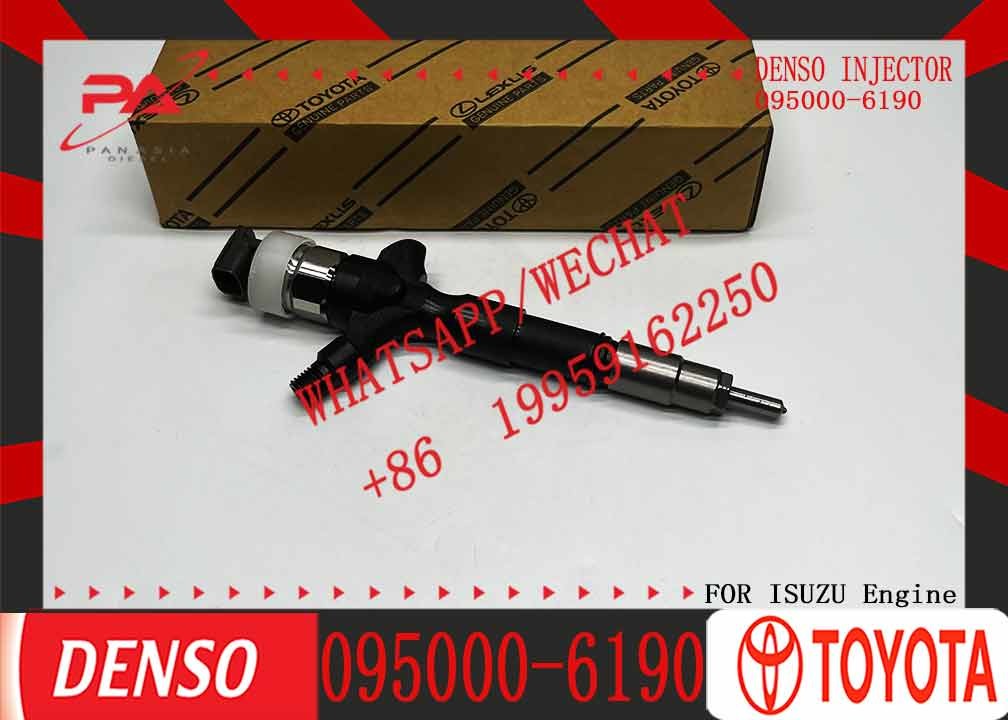 High Quality Common Rail Injector Diesel Fuel Injector 095000-6190 23670-30100 For TOYOTA HILUX 2KD-FTV Engine