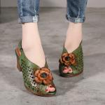 S486 0 Spring And Summer New Fish Mouth Hollow High Heel Fashion Women'S Shoes,
