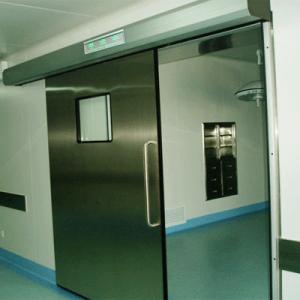 China Medical Stainless Steel Airtight Sliding Doors/ Stainless Steel Hermetic Doors for Hospital Operation Rooms factory