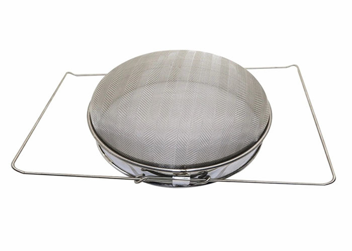 Double SS Strainer The Top Strainer Bottom is flat Common Quality Honey Strainer Filter