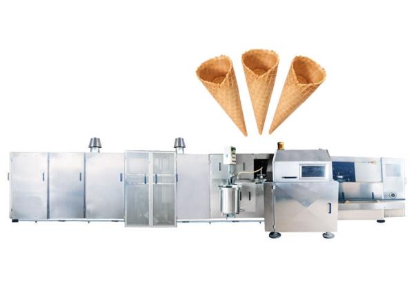 High Speed Roller Sugar Cone Production Line , Ice Cream Production Machine With