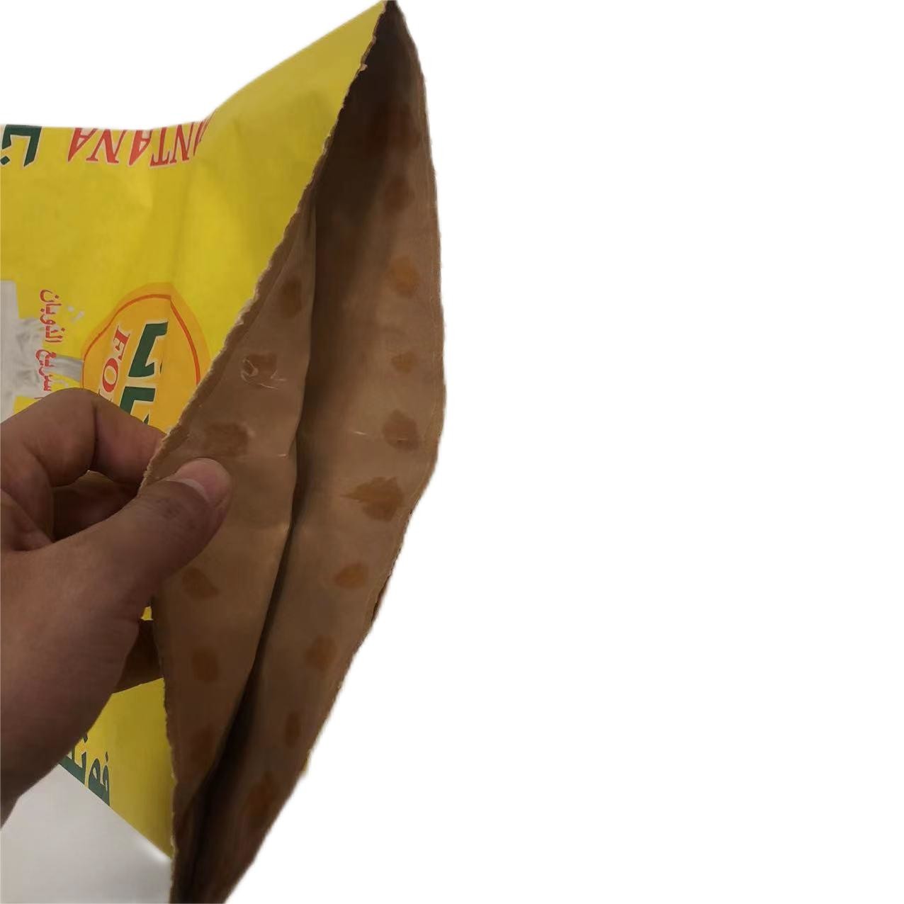 Customized Shape Industrial Pinch Bottom Paper Bags For Milk Powder Up To 7 Colorful Printing
