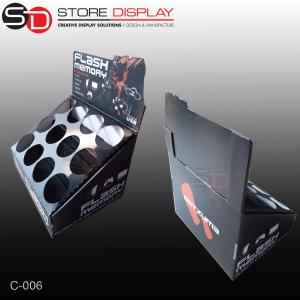 China custom canning box counter display stand factory