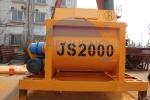 Fixed Stationary Twin Shaft JS2000 Concrete Mixer Environmentally Friendly Long
