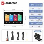 9 Inch CarPlay Radio Android 2 Din Universal Car DVD Player GPS Navigation Video