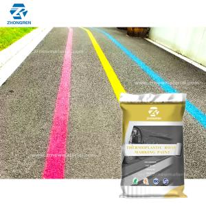 Quick Dry Thermoplastic Striping Paint White Yellow Blue Reflective Highway