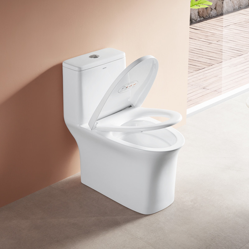1.1 GPF One Piece Toilets Elongated 12 Inch Rough S trap 300mm
