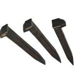 Carbon Steel Railway Track Fasteners , Railway Sleeper Screws Oxide Finish