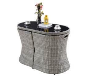 China Indoor Outdoor Patio Rattan Bistro Dining Set Balcony Chair Leisure Space Saving factory