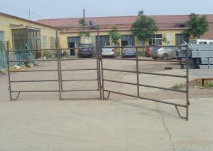 China Square Style Galvanized Cattle Panels , Livestock Metal Fence Panels CE Certified factory