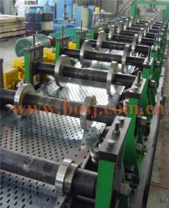 China Auto Stainless Steel Perforated Cable Tray Roll Forming Machine With SIEMENS PLC System factory