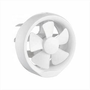 China OEM/ODM Design Mass Bathroom Round Plastic Oil Bearing Ventilation Exhaust Fan in White factory