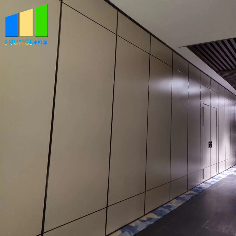 Office Wood Movable Partition Wall Panel Folding Partition Walls For Conference Room