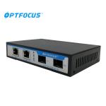 High Reliable Fiber Optic Switch 2 Port 10 / 100 / 1000M With Broadcast Storm