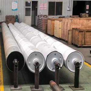 China Corona Nip Roller with 55-65 Shore A Hardness and 13000mm Maximum Face Length for BOPP BOPET Production Line on sale