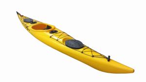 China Fast Speed Sit In Fishing Kayak , Light Weight Sit In Angler Kayak With Elastic Cord factory