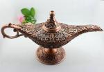 Shinny Gifts Magic Aladdin's Genie Lamp Metal Materials Lamp