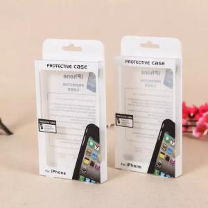 China Mobile Phone White Folding PVC Clear Plastic Packaging Boxes factory