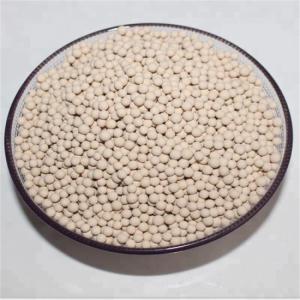 China Beige Color Zeolite Molecular Sieve Beads Drying Application Cas 63231 69 6 factory