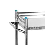 Mute Casters One Handle Medical Trolley Cart 100*50*88cm