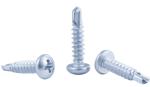 Zinc Plated Steel Pan Head Phillips Drive Self Drilling Screws DIN7504N