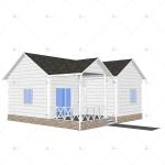 Heya-B01-B China 1 room sandwich panel house best selling prefab hotel