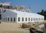 White 2Nd Hand Clear Span Marquee , Outside Storage Tents 500 People