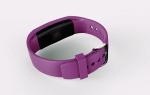 2018 hot sale purple smart bracelet motion tracking and detection of sleep,