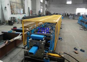 China 13 Stations Downspout Roll Forming Machine 3T Manual Uncoiler For Roof Water factory