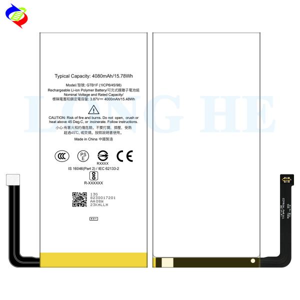 Mobile Phone Rechargeable Li-ion Polymer Battery GTB1F for Google Pixel 5