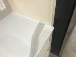 Restaurant Quartz Bathroom Vanity Tops High Purity Acid Washed Quartz