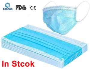 China Anti Pollution 3 Ply Face Mask Dustproof With Multiple Protections Adult / Child factory