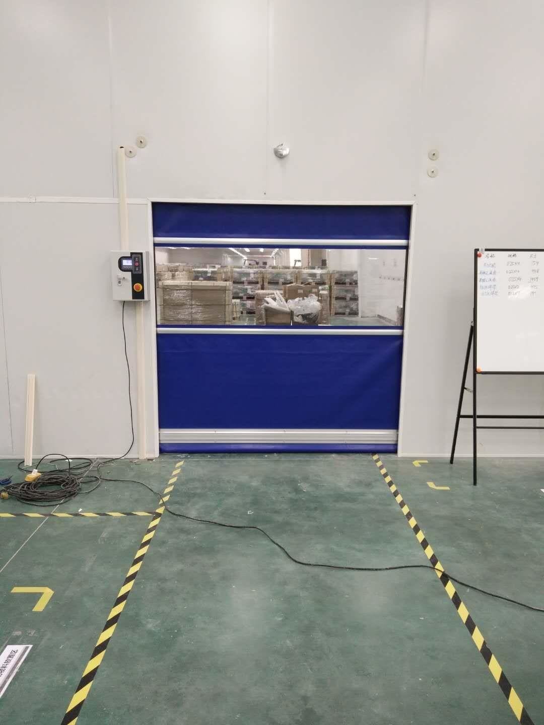 China Used commercial warehouse insulated PVC high speed rolling doors on sale