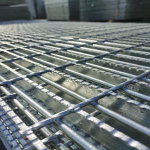 China Construction 455/30/100 Galvanized Round steel tooth splice perforated steel grille factory