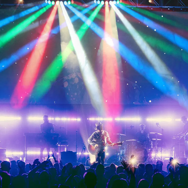 Moving Head Stage Laser Light CRI 85 With 8 Eyes RGBW Beam Bar