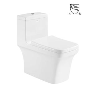 China Soft Closed single piece water closet Ceramic Siphonic Flushing factory