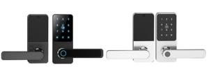 China Digital Fingerprint Smart GRH Handle Door Lock Biometric Keyless Electronic factory
