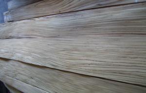 China Natural Zebrano Quarter Cut Plywood Veneer , 0.45mm Thickness factory