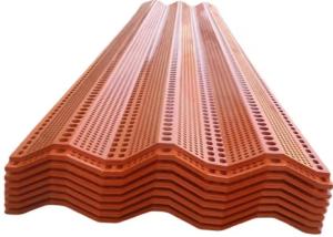 China Perforated Aluminium Windbreak Panels Zip Ties Installation Outdoor Protection factory