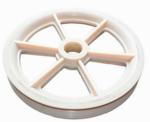 Durable MC Nylon Sheaves Pulleys / Plastic Pulley Sheaves Customized Size