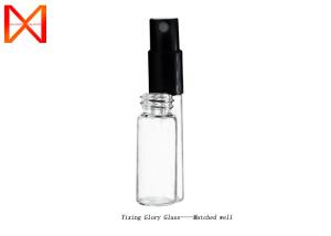China 3 Oz Glass Spray Bottles Pressure Flint Plastic Nozzel Aluminum Head With Cover factory