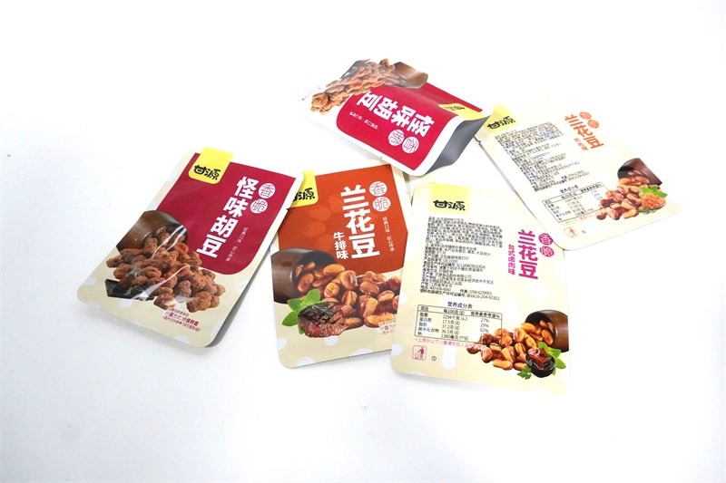 Custom Special Round Shape Security Food Packaging BOPP/PET Plastic Bag For Snack Food