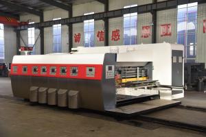 China Semi Automatic Corrugated Box Printing Machine Stacker Printer Slotter factory