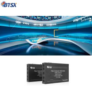 China 20KM RS232 KVM EDID HDMI Fiber Extender With Audio Output 3840x2160@30Hz factory