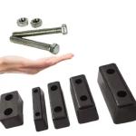 Rubber Accessories Heavy Duty Rubber Door Buffer Multiple Sizes Black Color