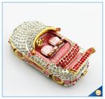Full Crystal Car Shape Trinket Box Charm Home decoration Trinket Box SCJ184