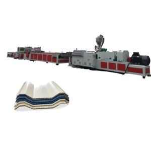 China PVC ASA Corrugated Plastic Profile Machine factory